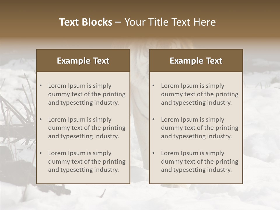 Ferocious Mammal Fierce PowerPoint Template