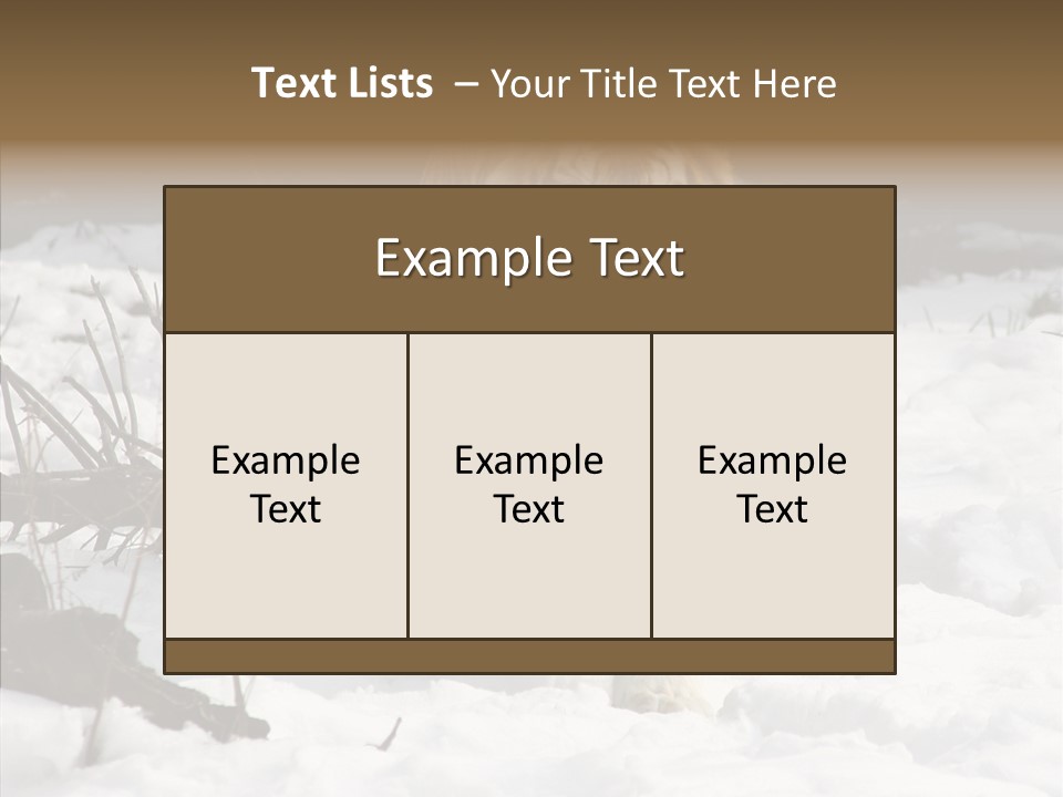 Ferocious Mammal Fierce PowerPoint Template