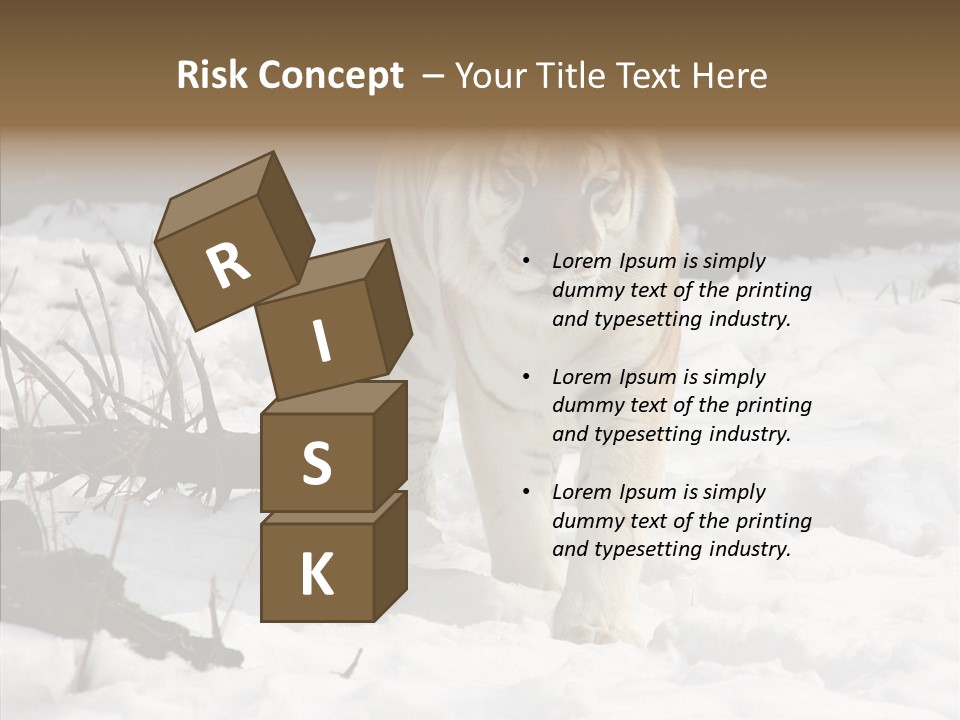 Ferocious Mammal Fierce PowerPoint Template
