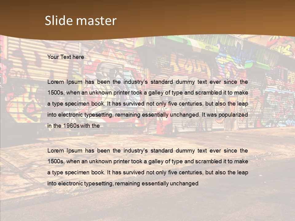 Background Color Art PowerPoint Template