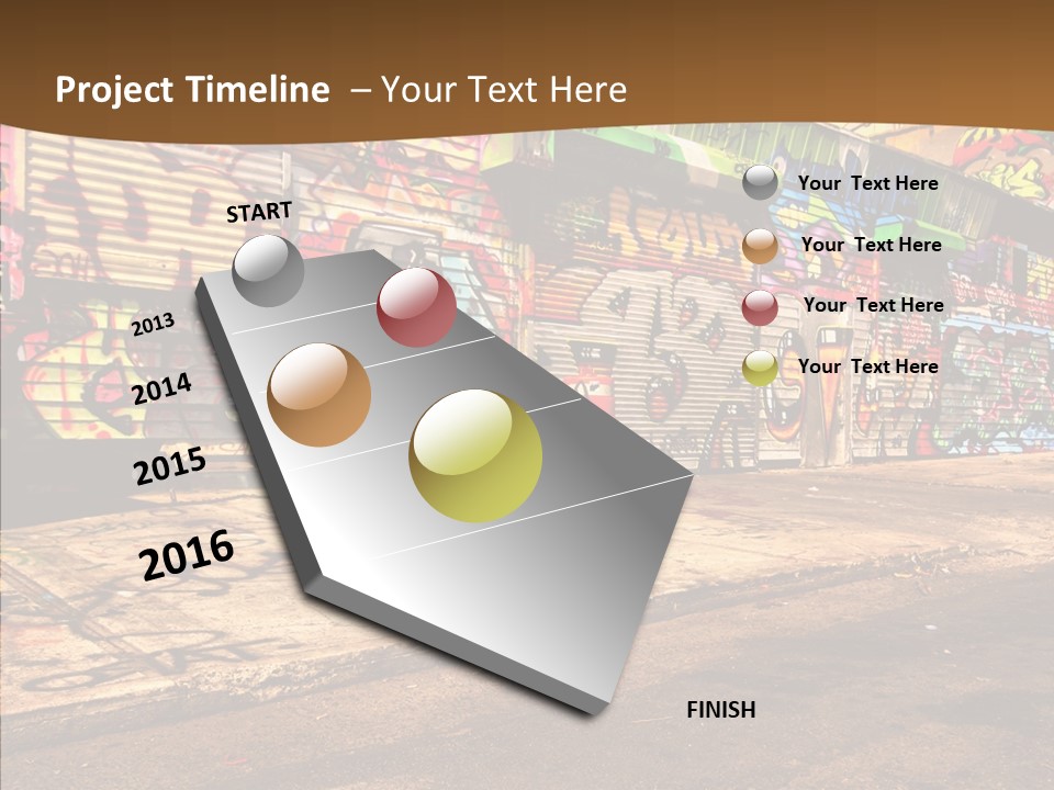 Background Color Art PowerPoint Template