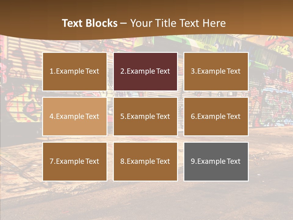 Background Color Art PowerPoint Template