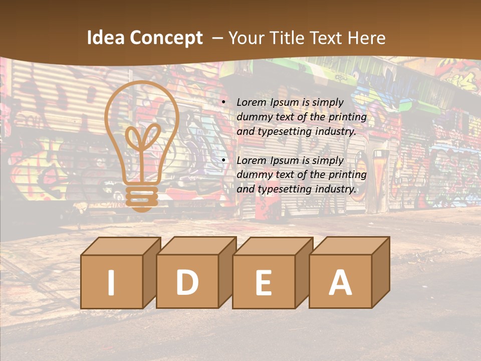 Background Color Art PowerPoint Template