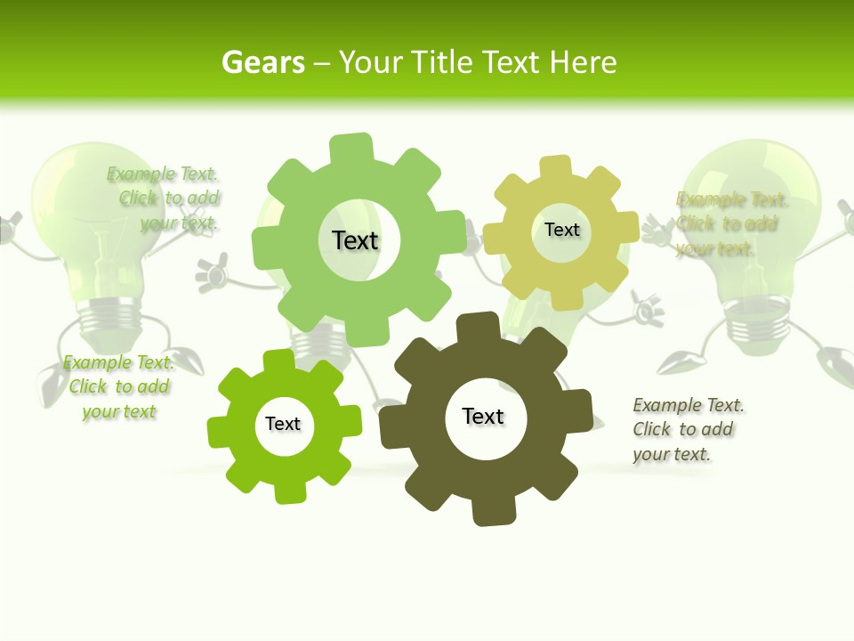 Background Lightbulb Electric PowerPoint Template