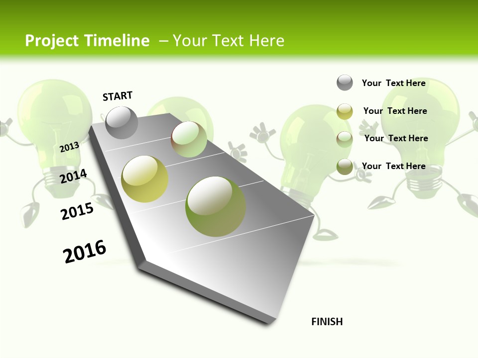 Background Lightbulb Electric PowerPoint Template