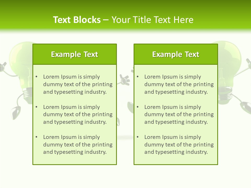 Background Lightbulb Electric PowerPoint Template
