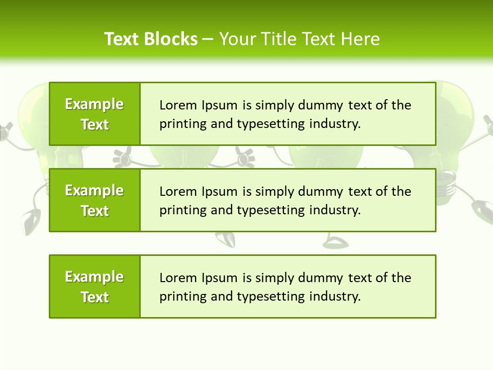 Background Lightbulb Electric PowerPoint Template