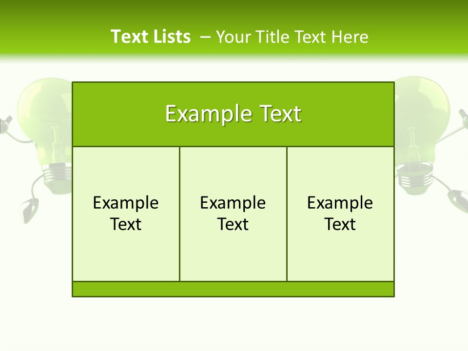 Background Lightbulb Electric PowerPoint Template