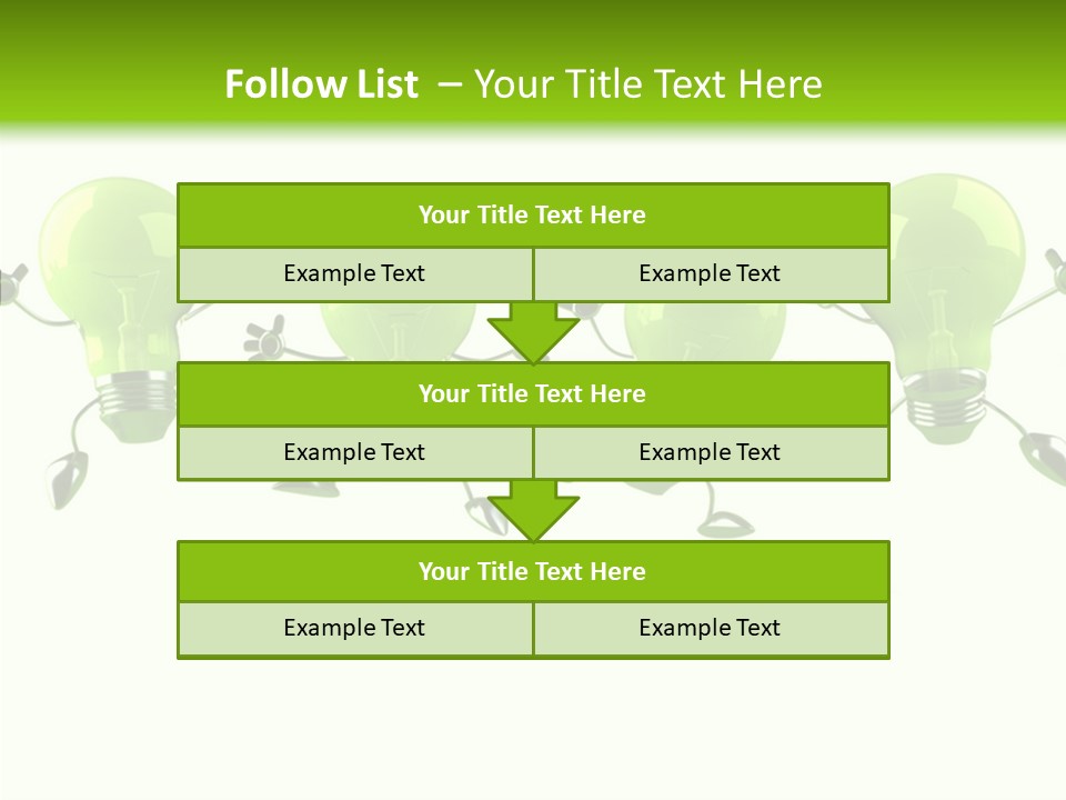 Background Lightbulb Electric PowerPoint Template