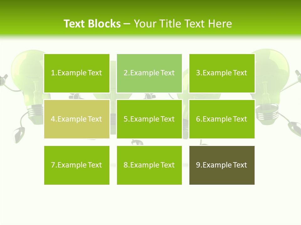 Background Lightbulb Electric PowerPoint Template