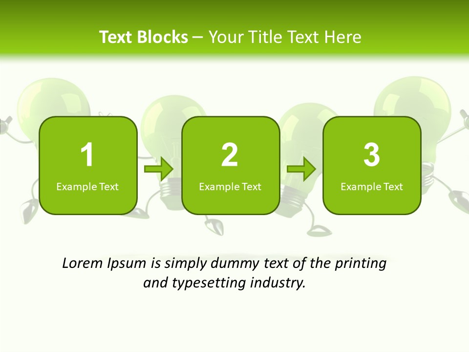 Background Lightbulb Electric PowerPoint Template
