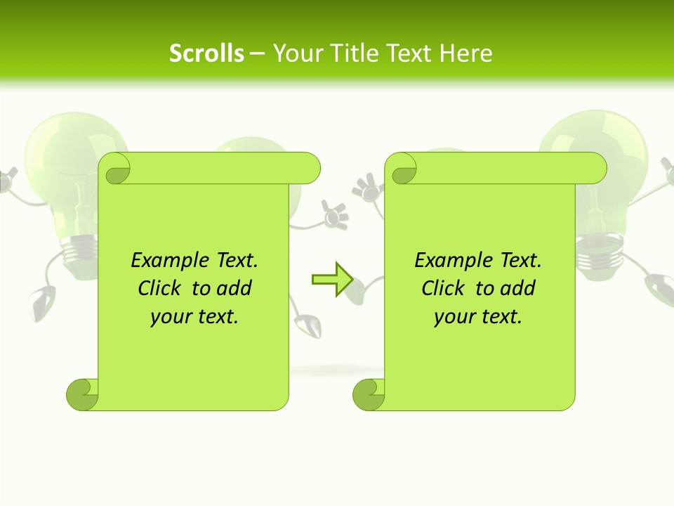 Background Lightbulb Electric PowerPoint Template