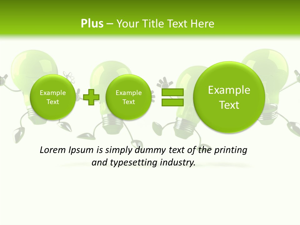 Background Lightbulb Electric PowerPoint Template