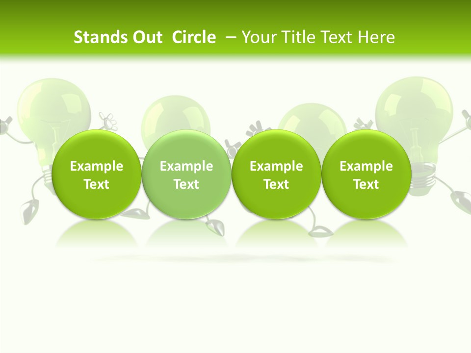 Background Lightbulb Electric PowerPoint Template