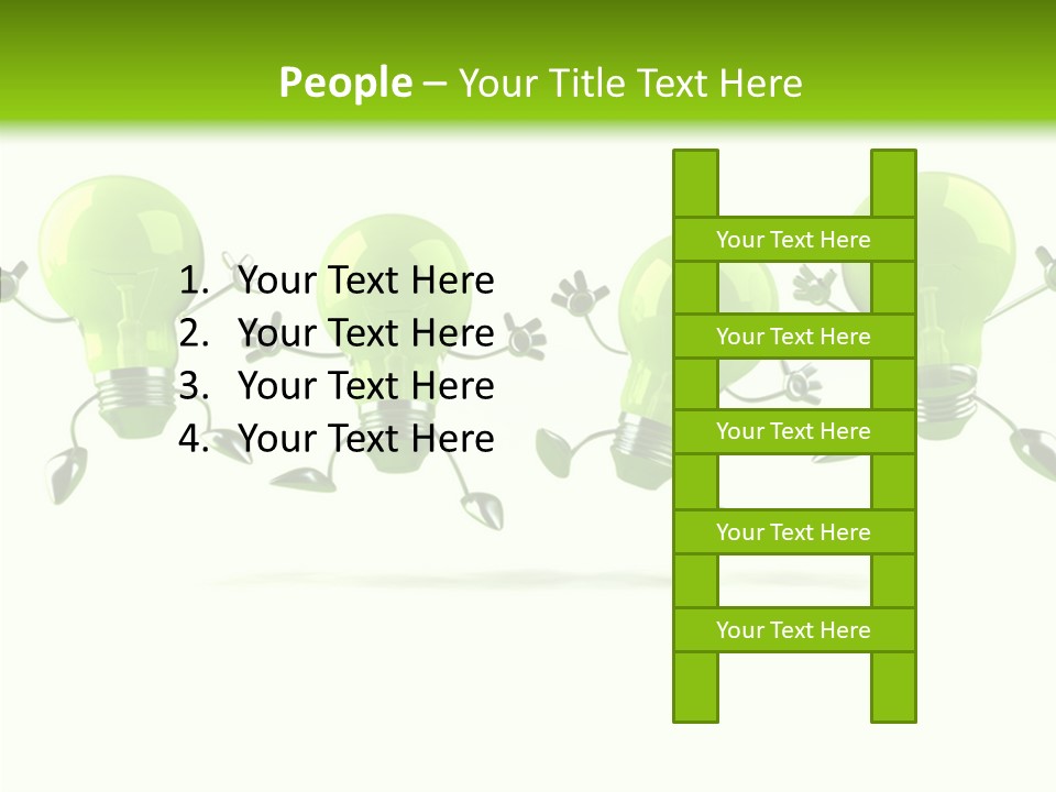 Background Lightbulb Electric PowerPoint Template