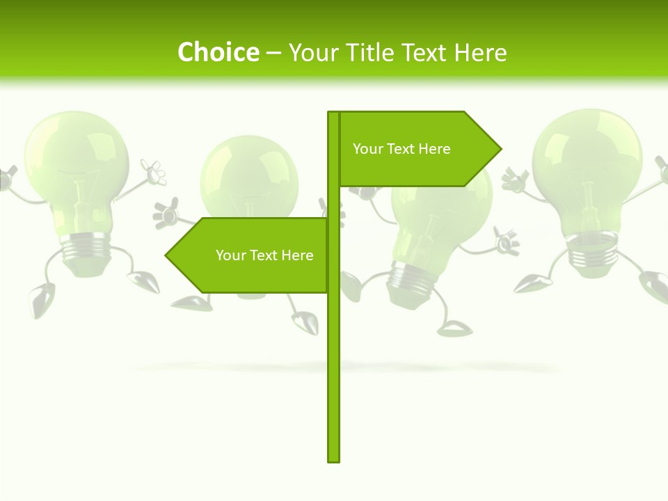 Background Lightbulb Electric PowerPoint Template