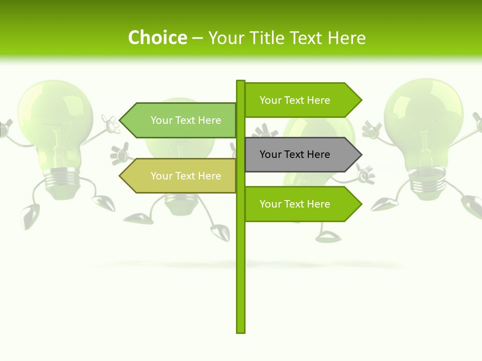 Background Lightbulb Electric PowerPoint Template