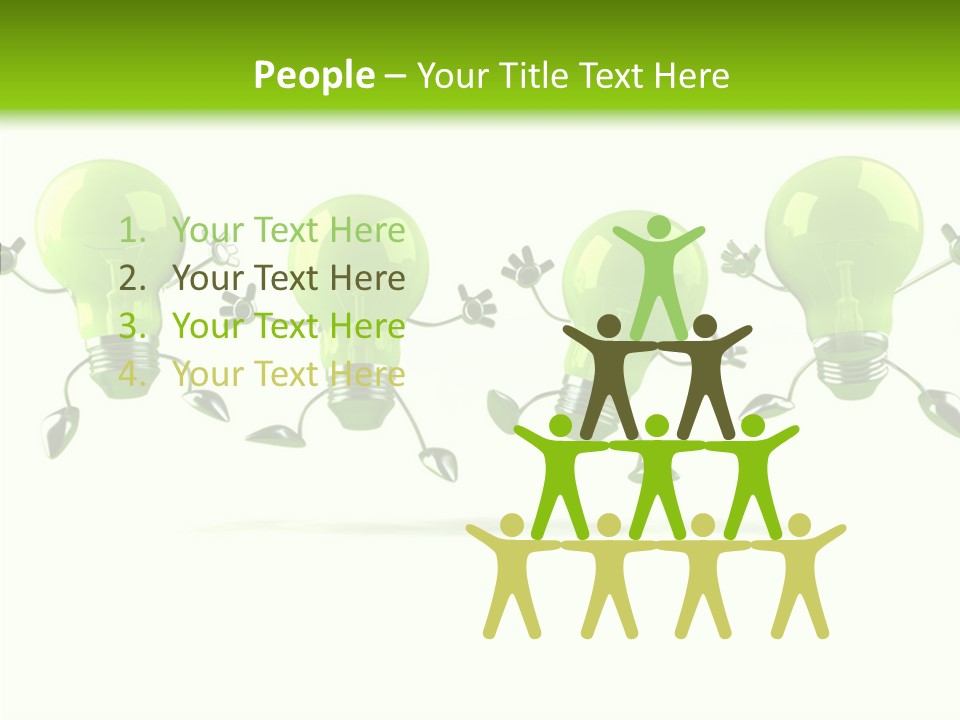 Background Lightbulb Electric PowerPoint Template