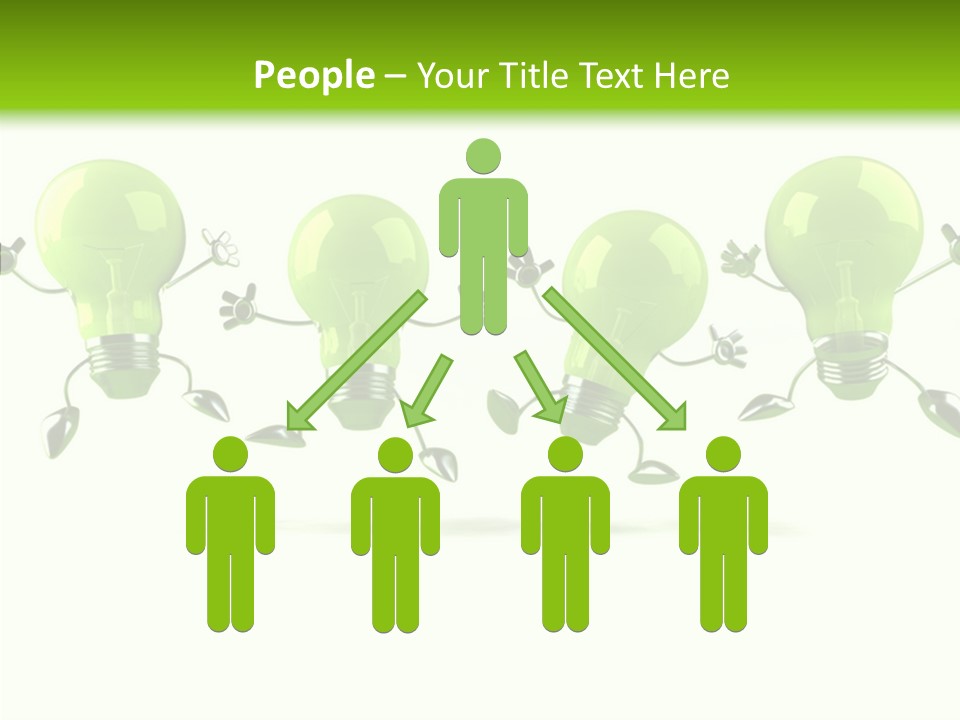 Background Lightbulb Electric PowerPoint Template