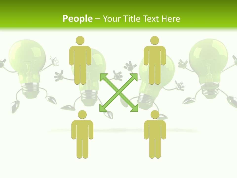 Background Lightbulb Electric PowerPoint Template