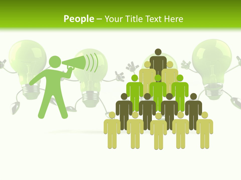 Background Lightbulb Electric PowerPoint Template