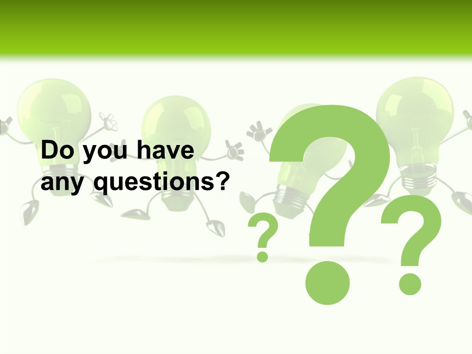 Background Lightbulb Electric PowerPoint Template