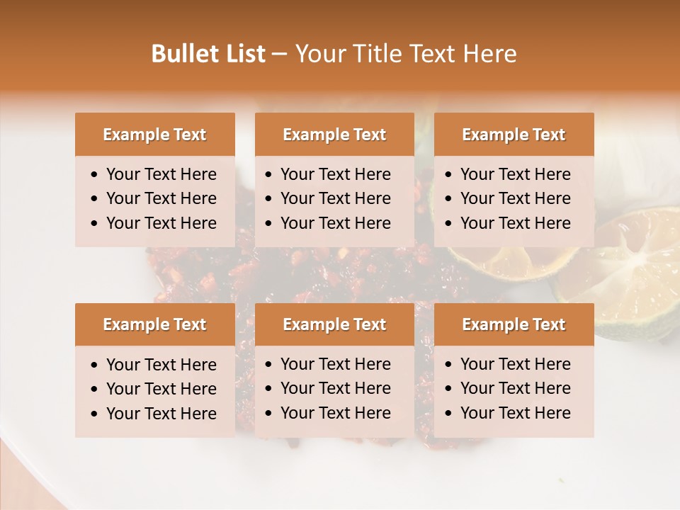 Dinner Chill Copy PowerPoint Template