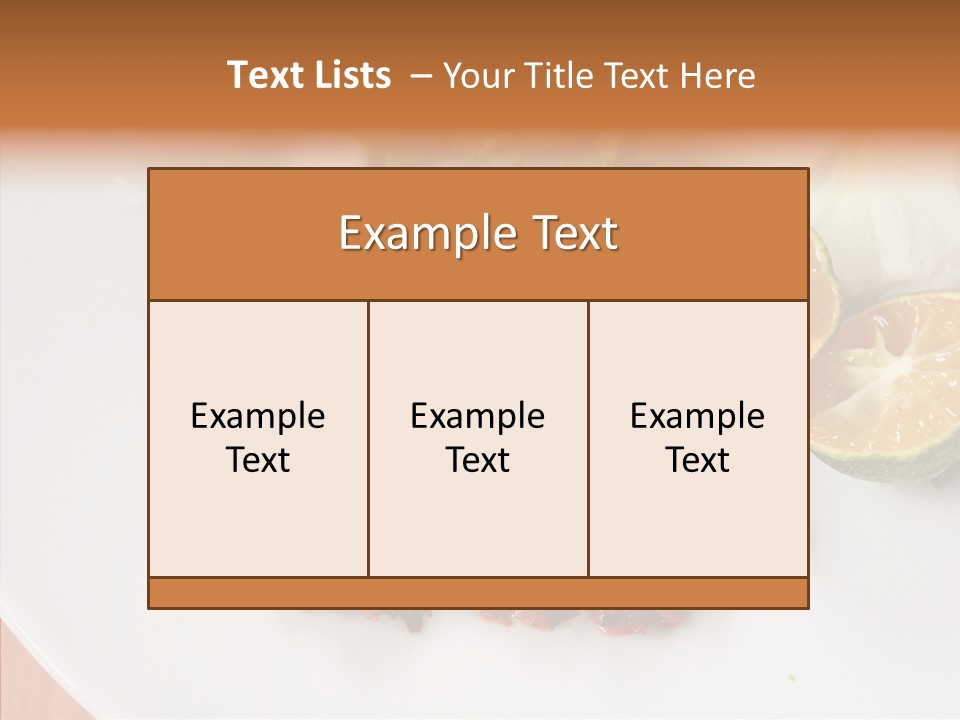 Dinner Chill Copy PowerPoint Template