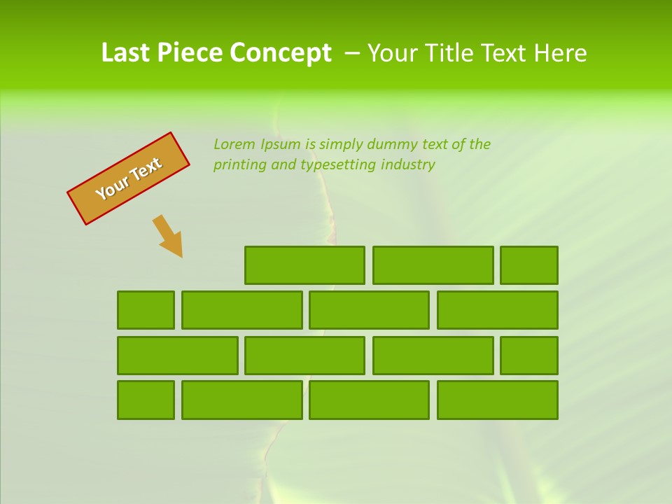 Large Leaves PowerPoint Template