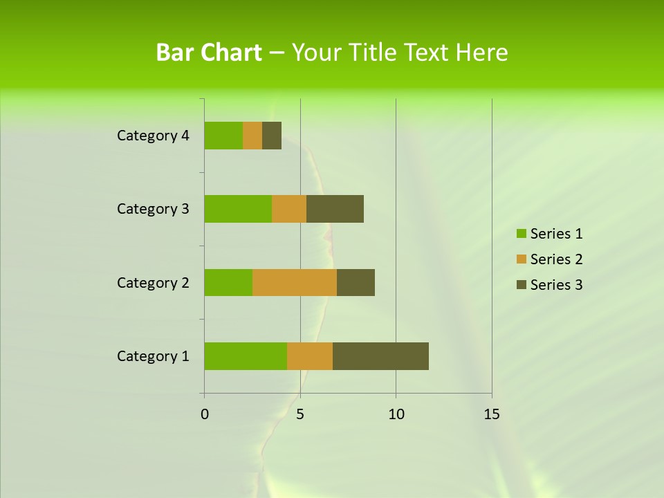 Large Leaves PowerPoint Template