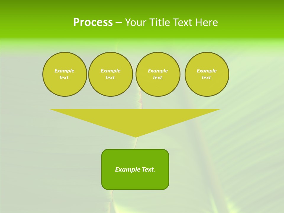 Large Leaves PowerPoint Template
