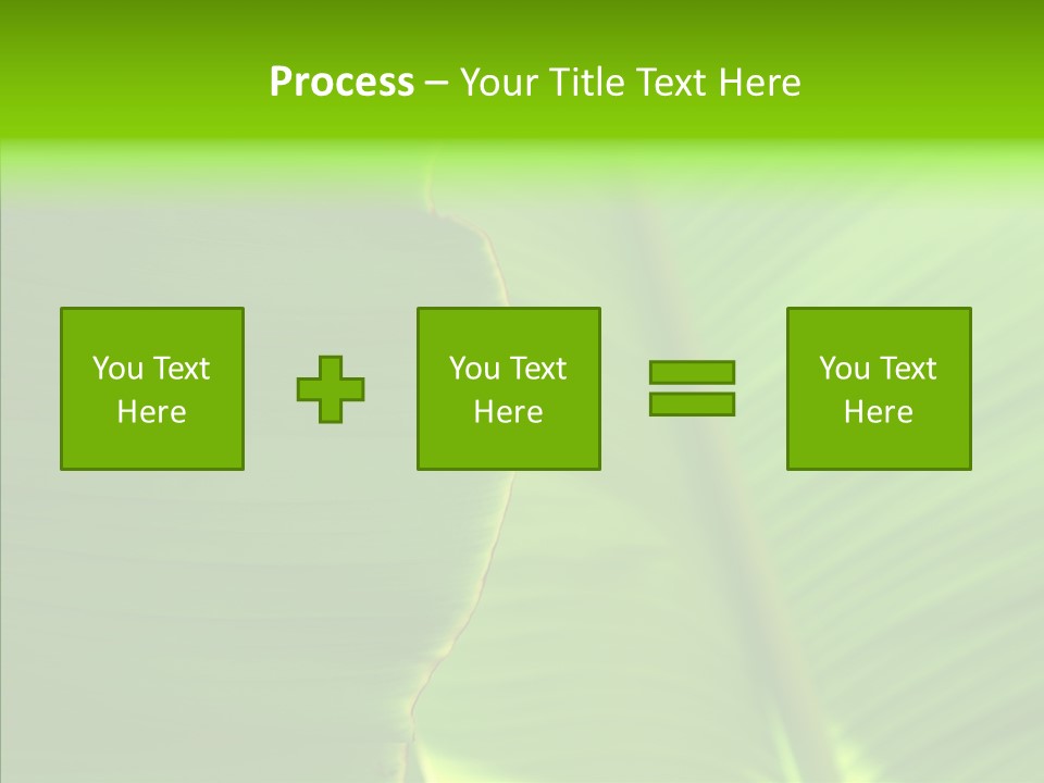 Large Leaves PowerPoint Template