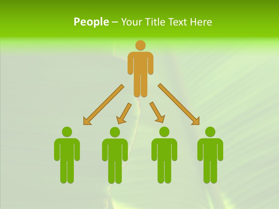 Large Leaves PowerPoint Template