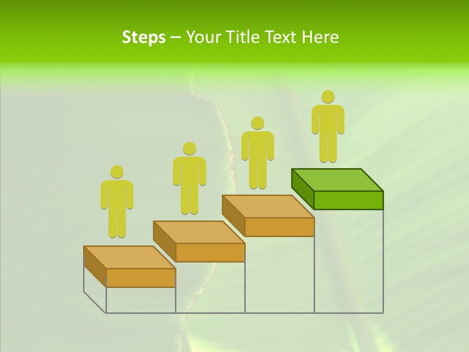 Large Leaves PowerPoint Template