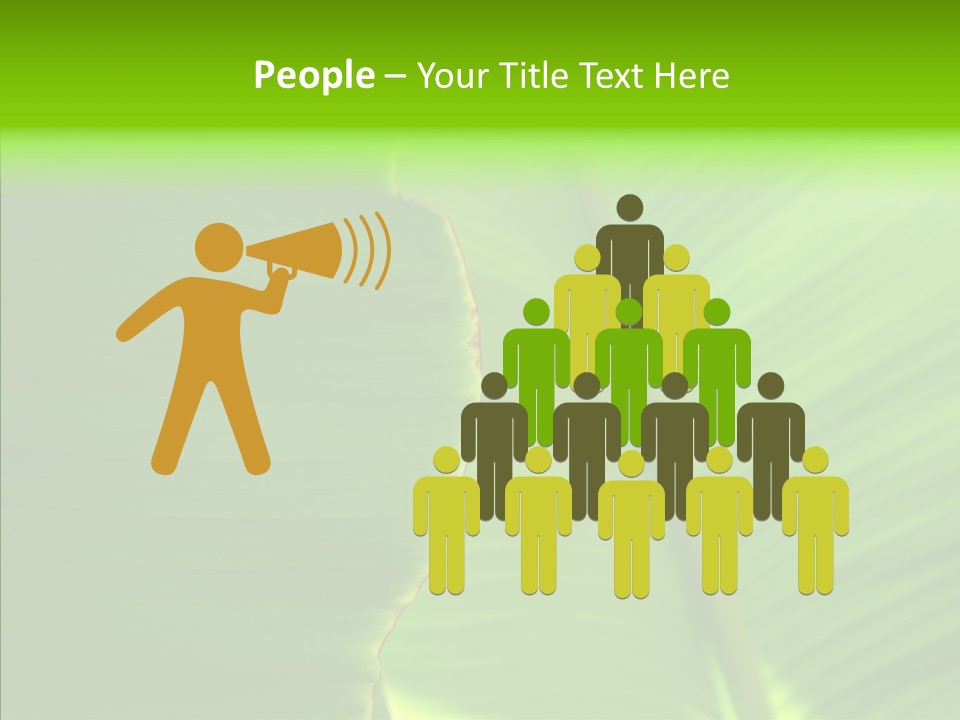 Large Leaves PowerPoint Template