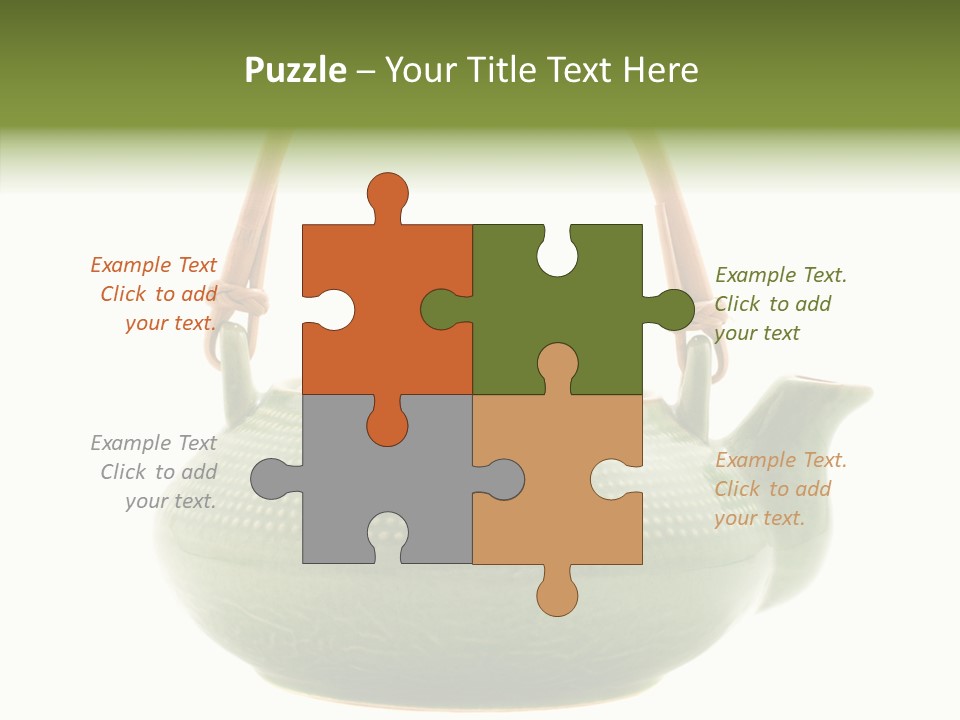 Chinese Object Service PowerPoint Template