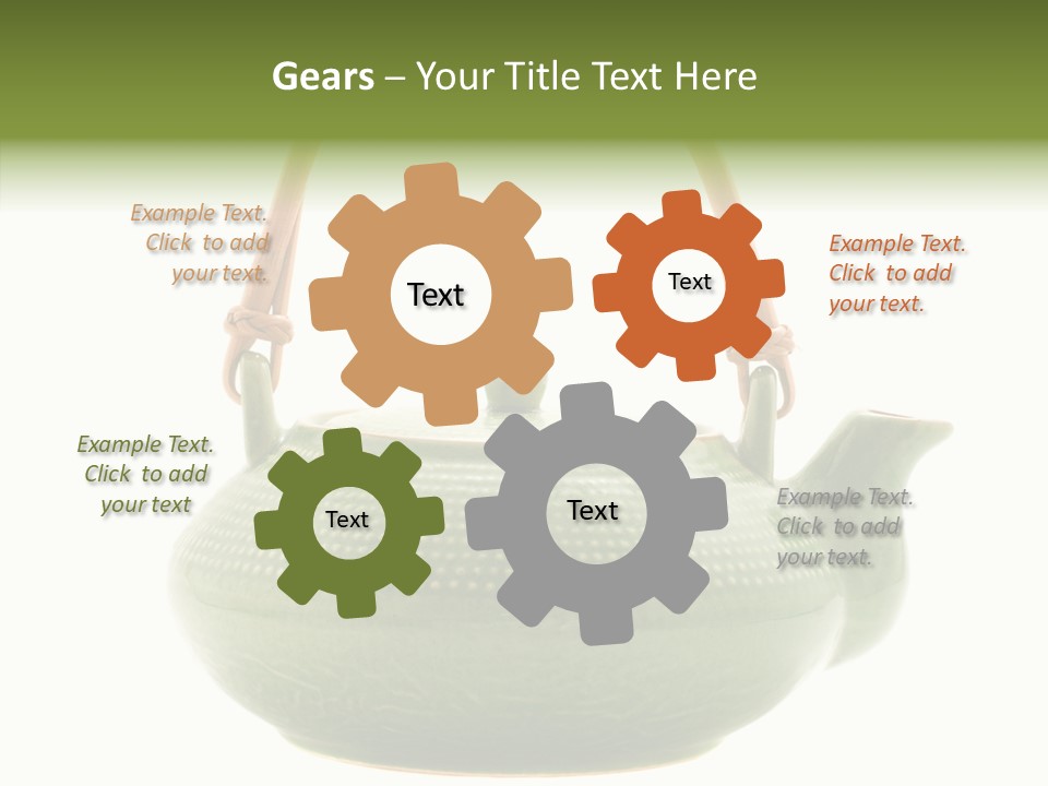 Chinese Object Service PowerPoint Template