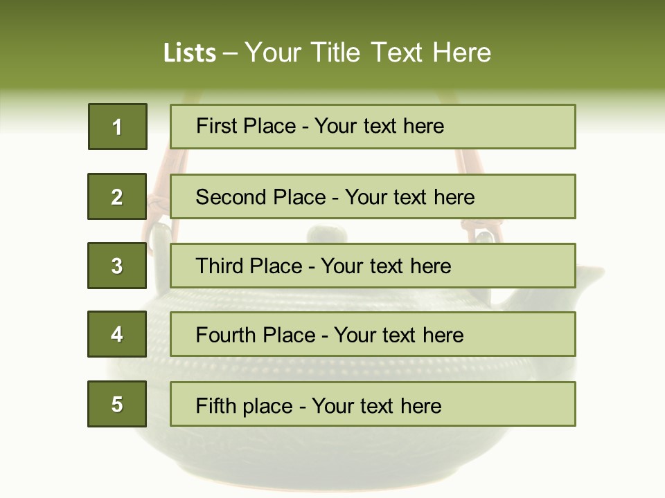 Chinese Object Service PowerPoint Template