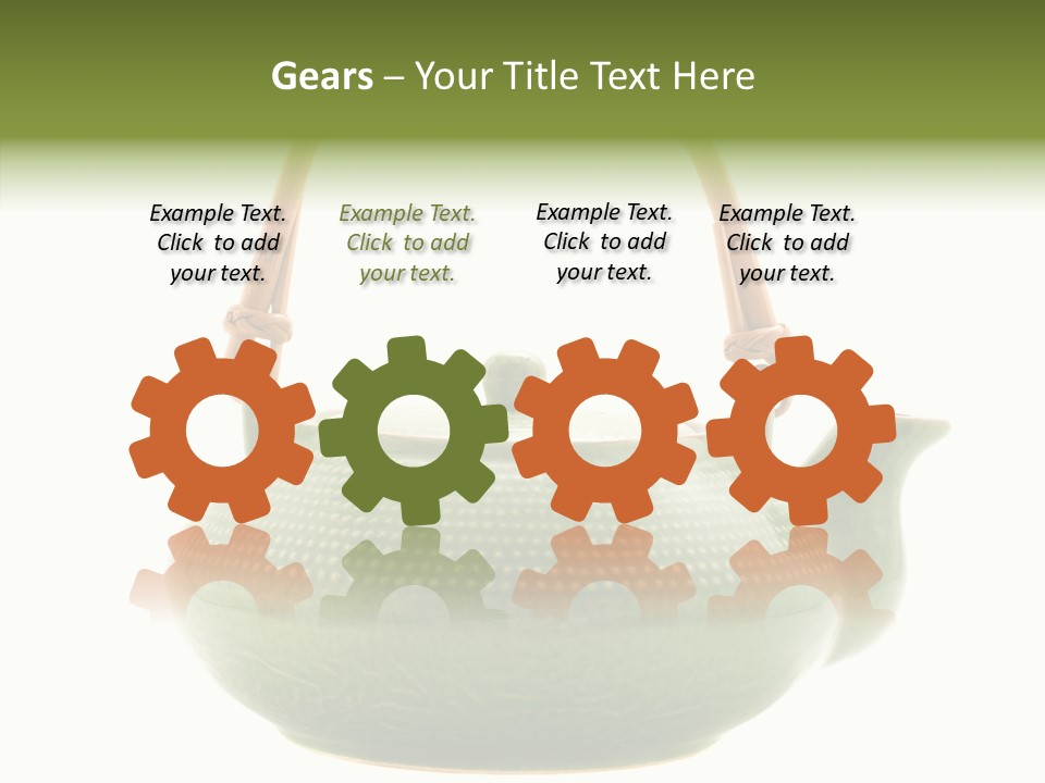 Chinese Object Service PowerPoint Template