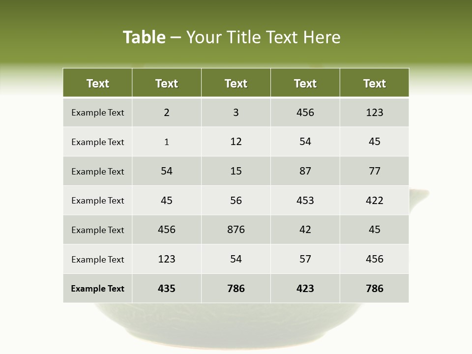 Chinese Object Service PowerPoint Template