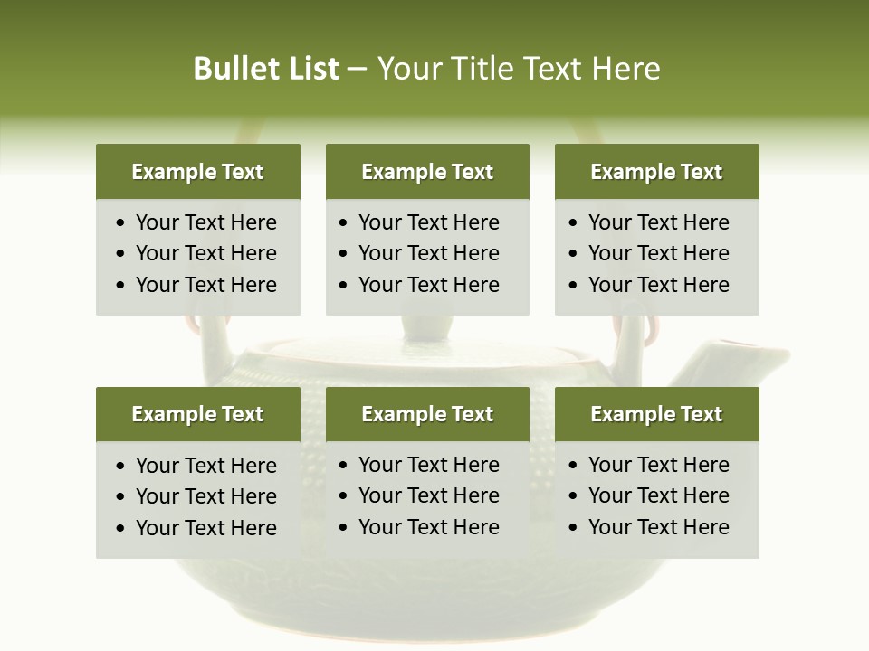 Chinese Object Service PowerPoint Template