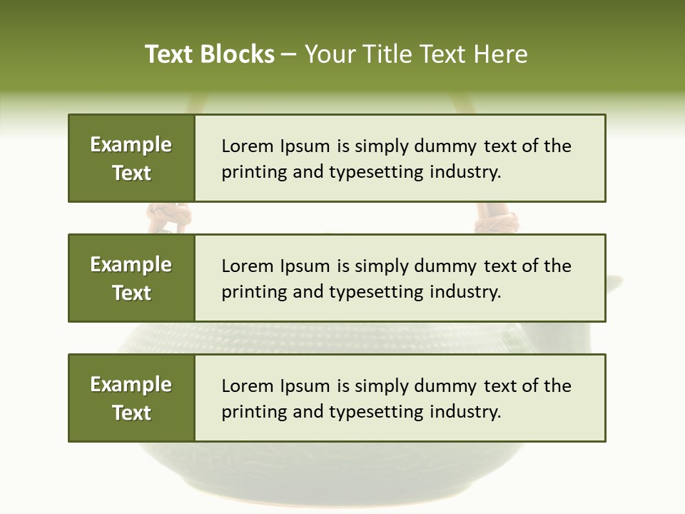 Chinese Object Service PowerPoint Template