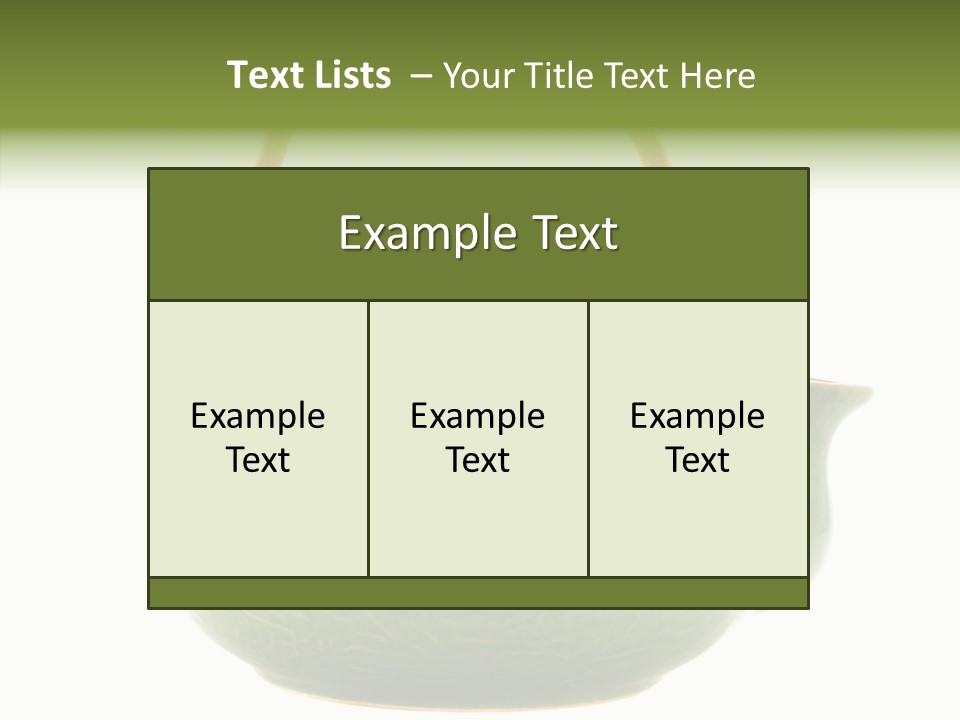 Chinese Object Service PowerPoint Template