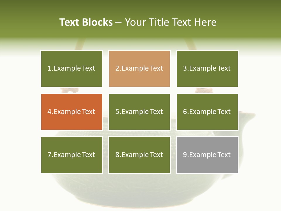 Chinese Object Service PowerPoint Template