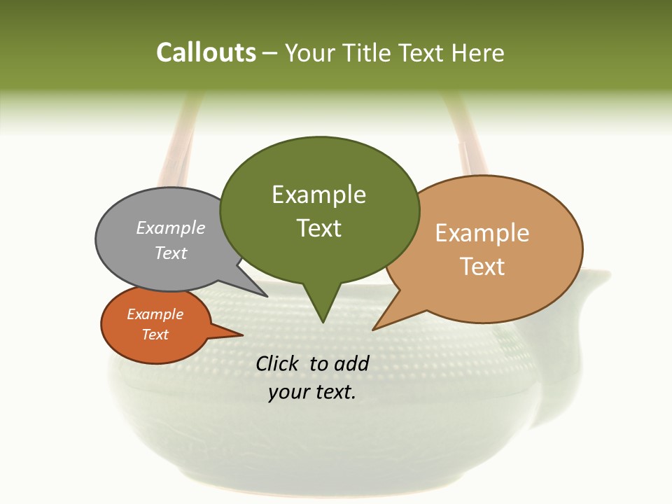 Chinese Object Service PowerPoint Template