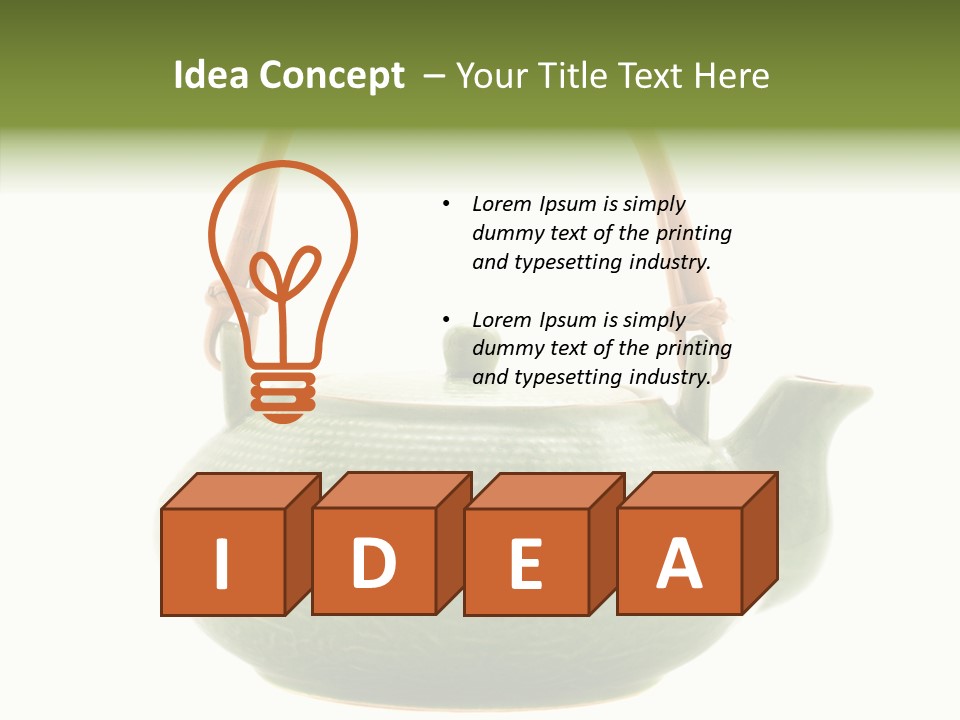 Chinese Object Service PowerPoint Template