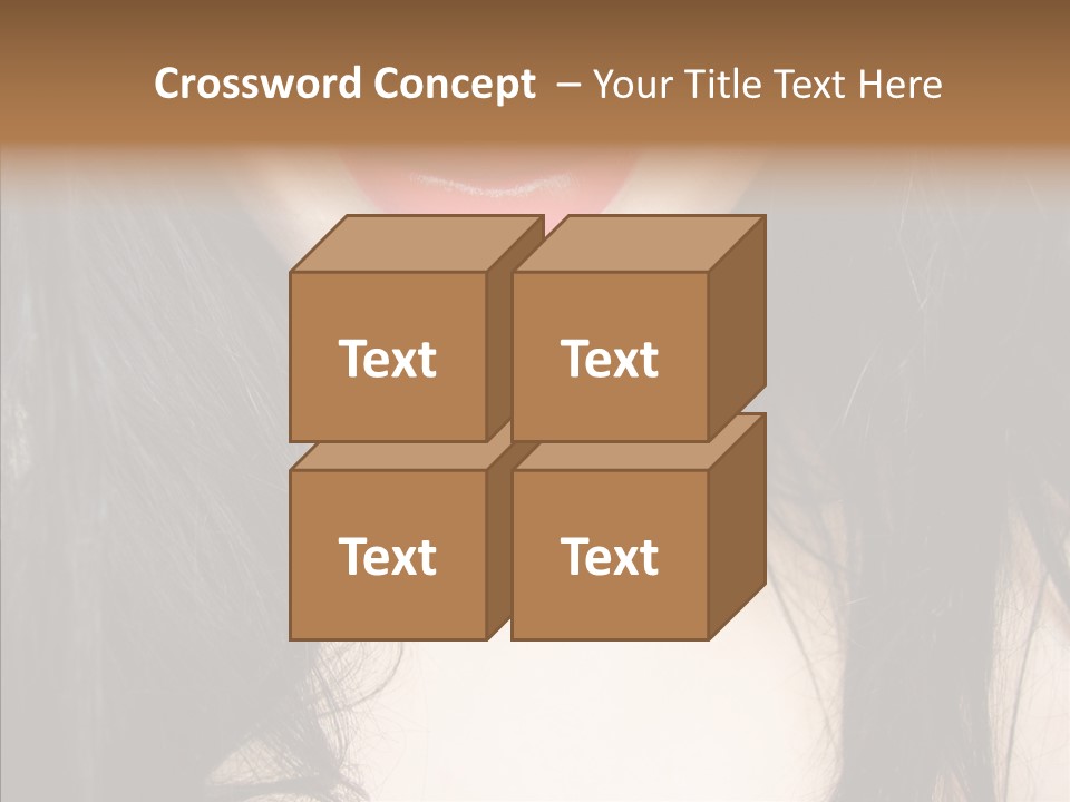 Lips Lover Mark PowerPoint Template
