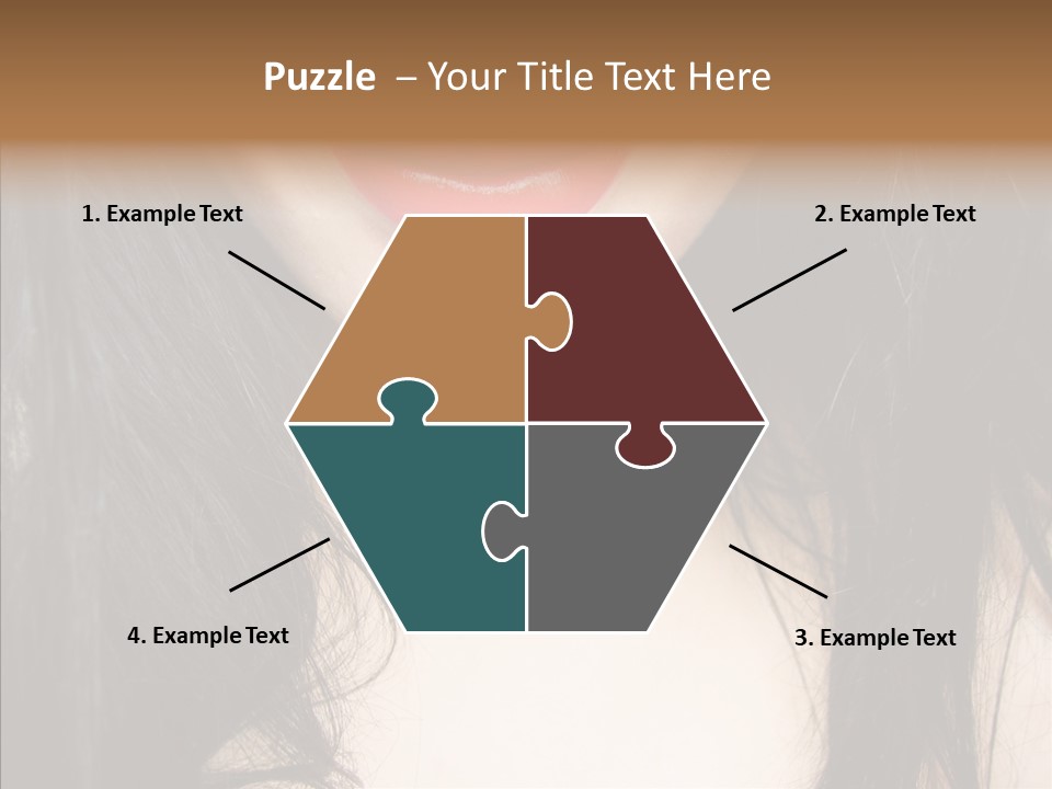 Lips Lover Mark PowerPoint Template