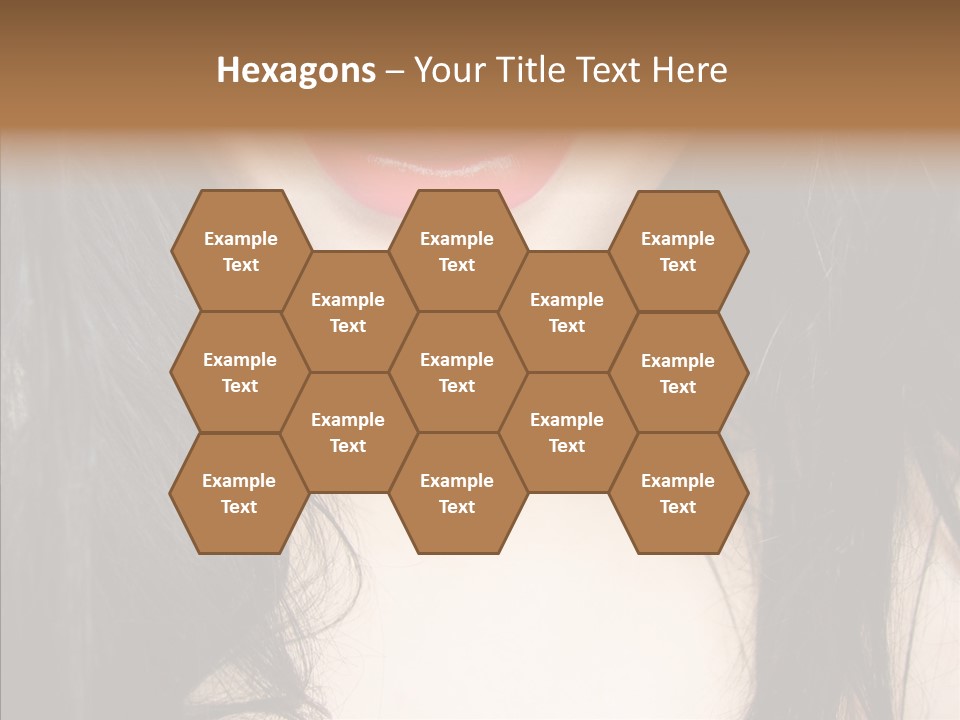 Lips Lover Mark PowerPoint Template