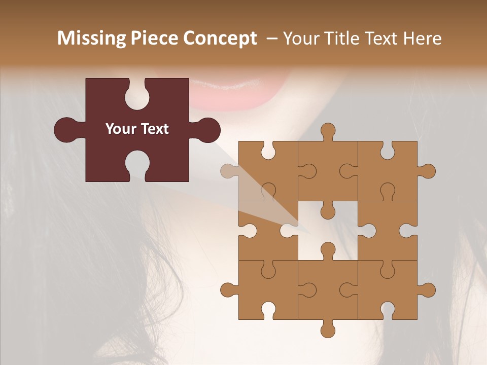 Lips Lover Mark PowerPoint Template